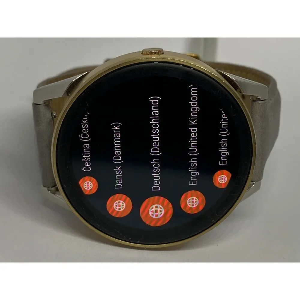 Fossil Gen 3 FTW7001 Brown Leather Digital Dial Genuine Smart Watch ZA417